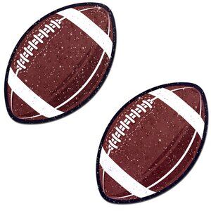 Sparkling Velvet Football Pasties